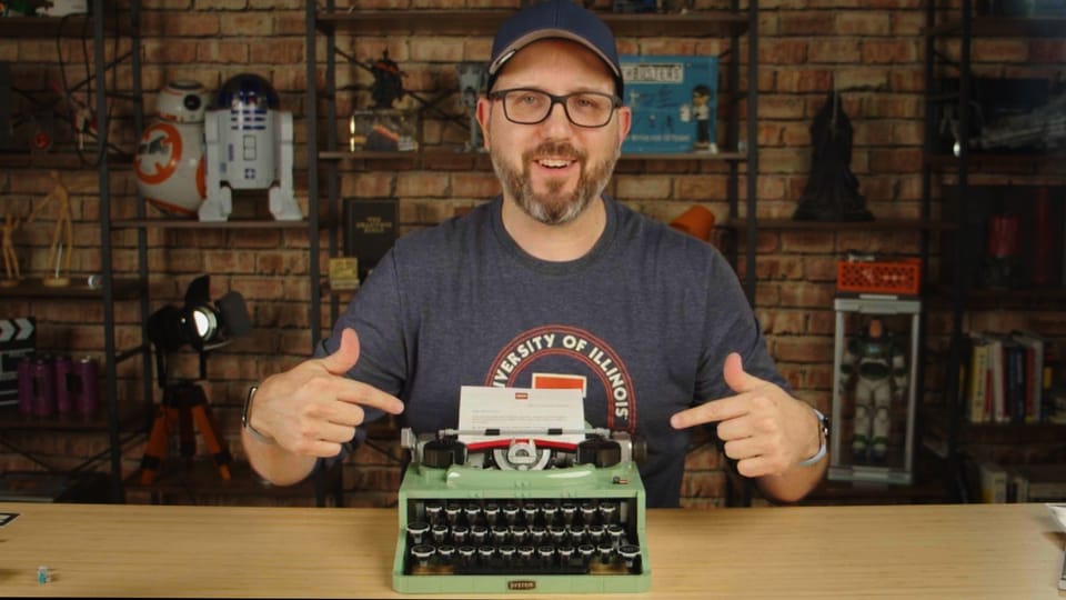 Building the LEGO Ideas Typewriter
